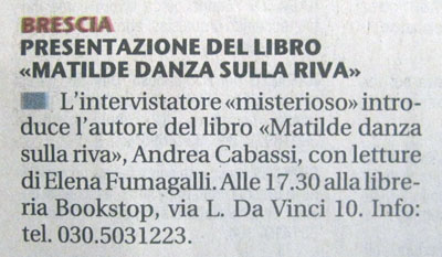 Giornale di Brescia 23 ottobre 2010 p. 68